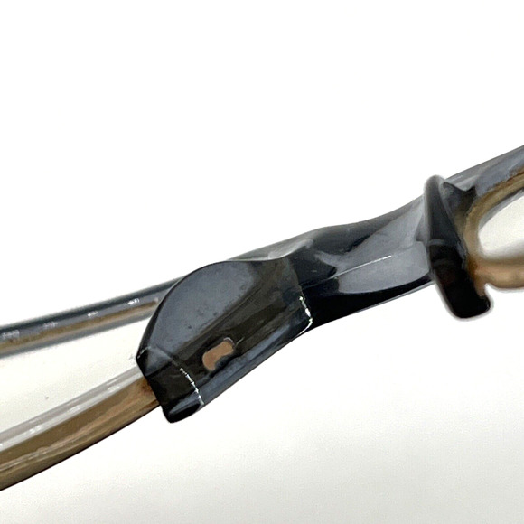 GUCCI GG 1505 ZN7 Eyeglass Frames Italy Half Rim 140 Clear Black Frame Side Logo - Picture 16 of 16